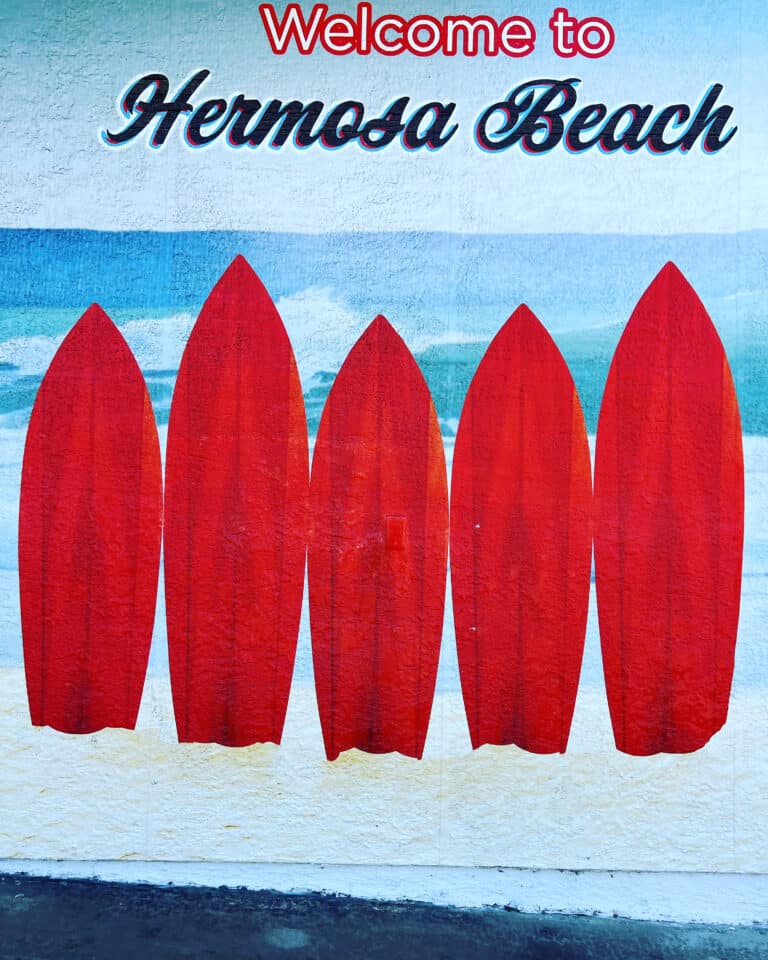 Welcome to Hermosa Beach mural