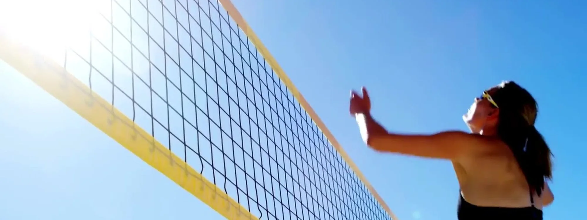 Beach volleyball in Manhattan Beach