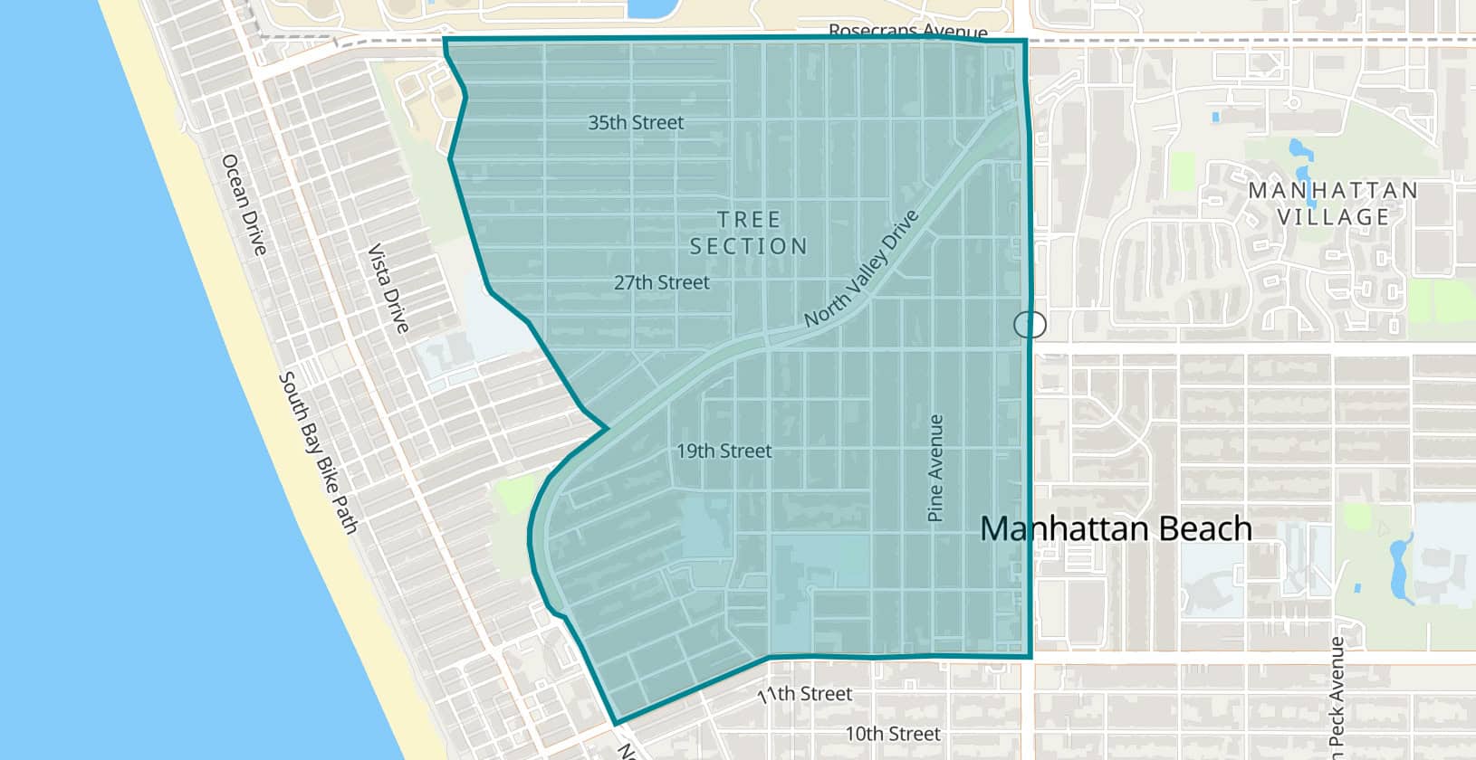 Tree Section map