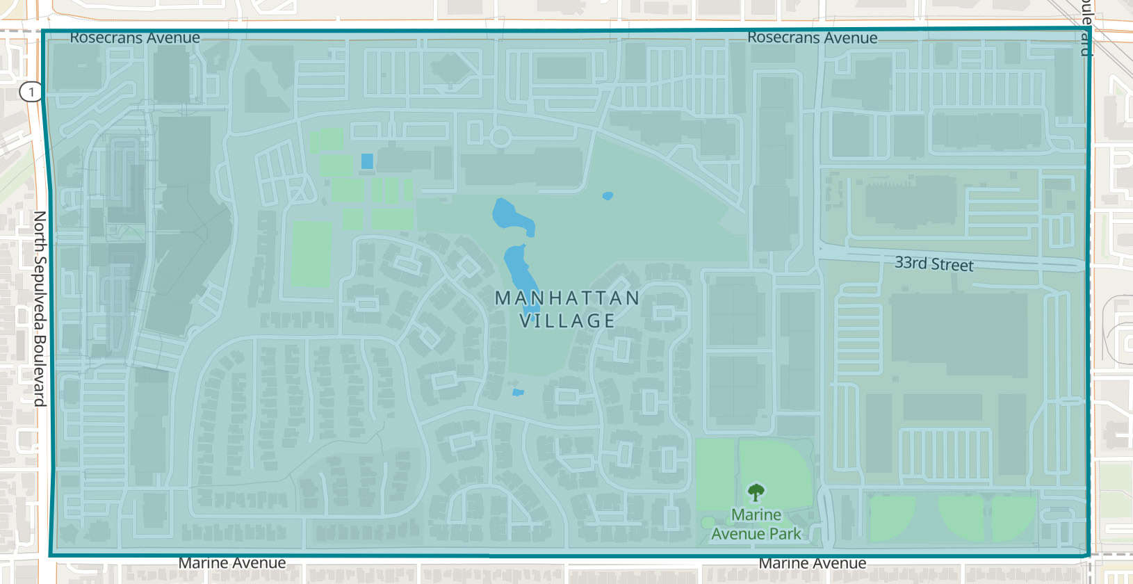 Manhattan Village map
